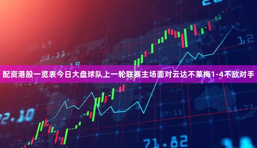 配资港股一览表今日大盘球队上一轮联赛主场面对云达不莱梅1-4不敌对手