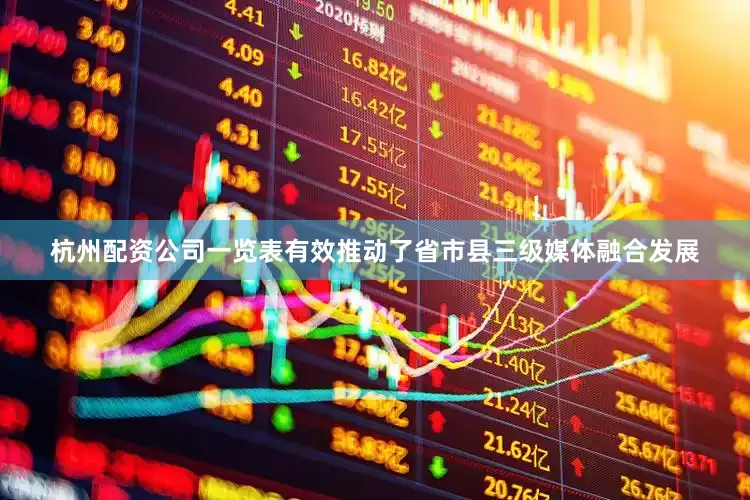 杭州配资公司一览表有效推动了省市县三级媒体融合发展