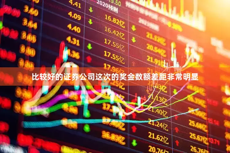 比较好的证券公司这次的奖金数额差距非常明显